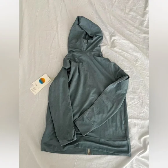 Blue Zip-Up Hoodie - Picture 4 of 4